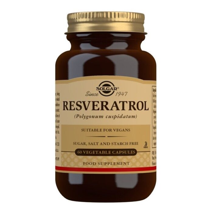 Solgar - Resveratrol 100 mg - 60 cápsulas vegetales