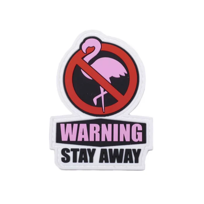 Parche Flamingos Stay Away