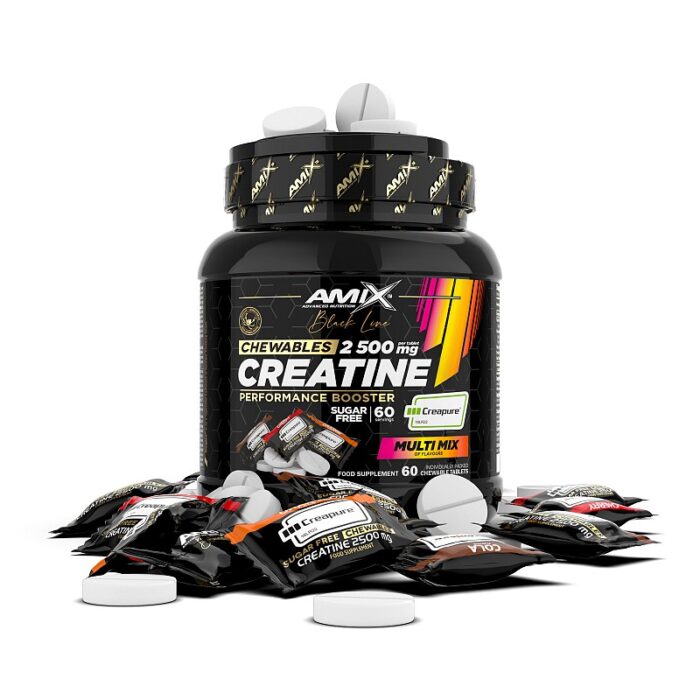 Creatina Creapure® Black Line – Formato masticable 60 CHEWABLE TABLETS