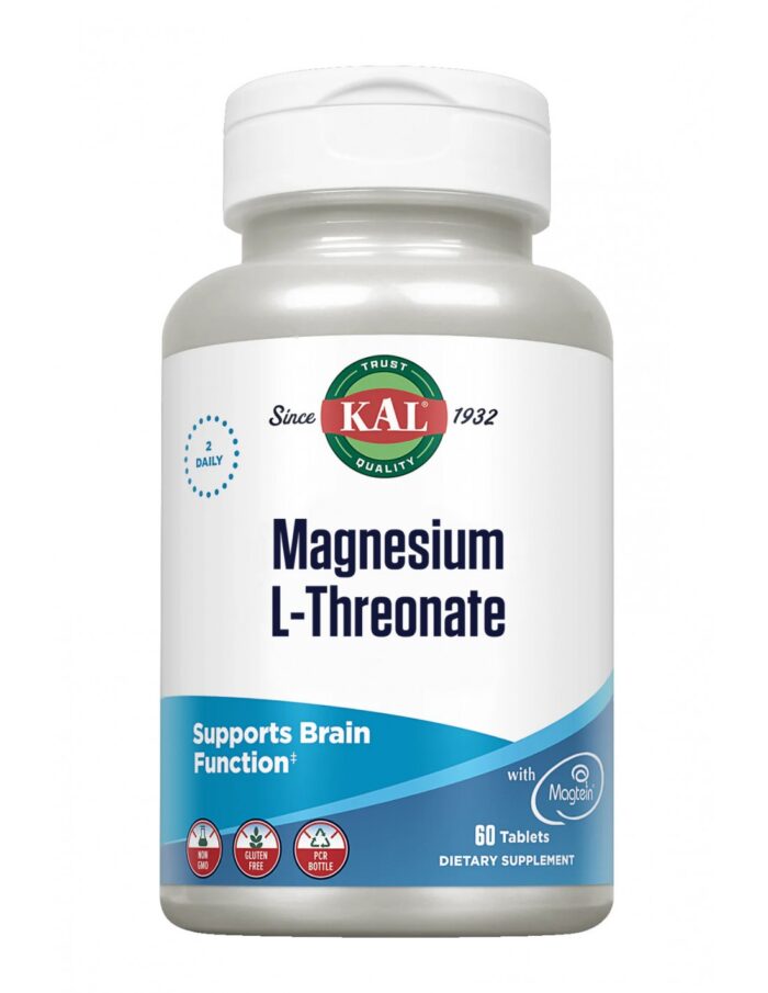 SOLARAY KAL TREONATO DE MAGNESIO 60 COMPRIMIDOS