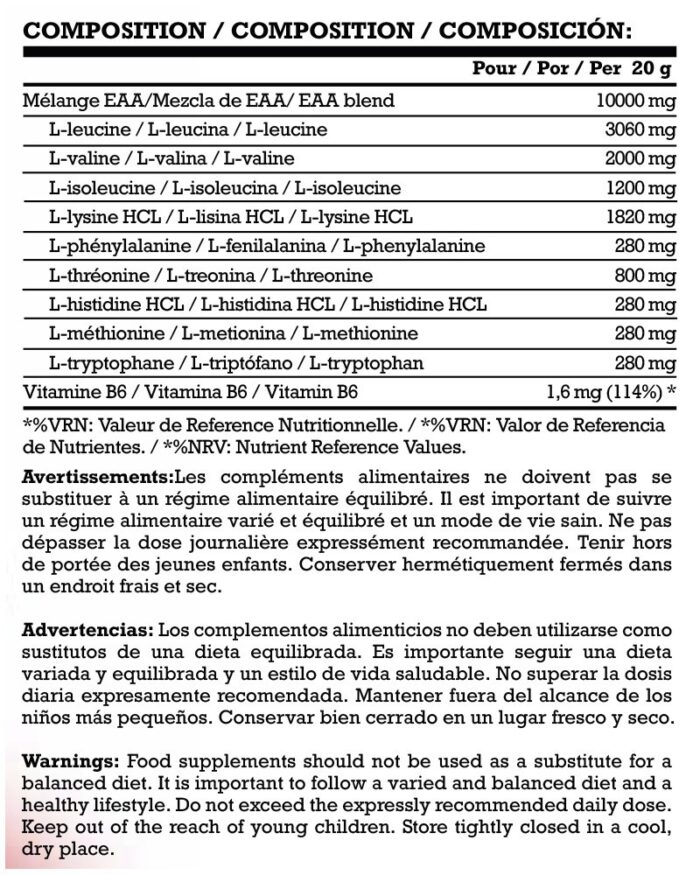 GN NUTRITION Premium EAA 300 Gr - Imagen 2