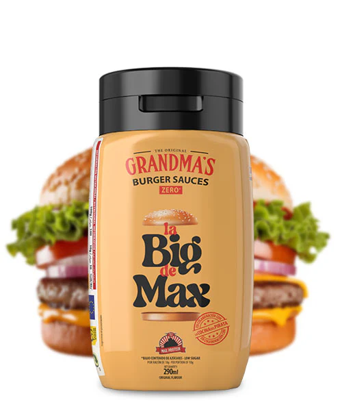 SALSA GRANDMAS Big Max BURGER SAUCES - MAX PROTEIN 290 ml