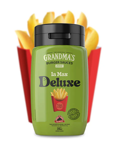 SALSA GRANDMAS Deluxe BURGER SAUCES - MAX PROTEIN 290 ml