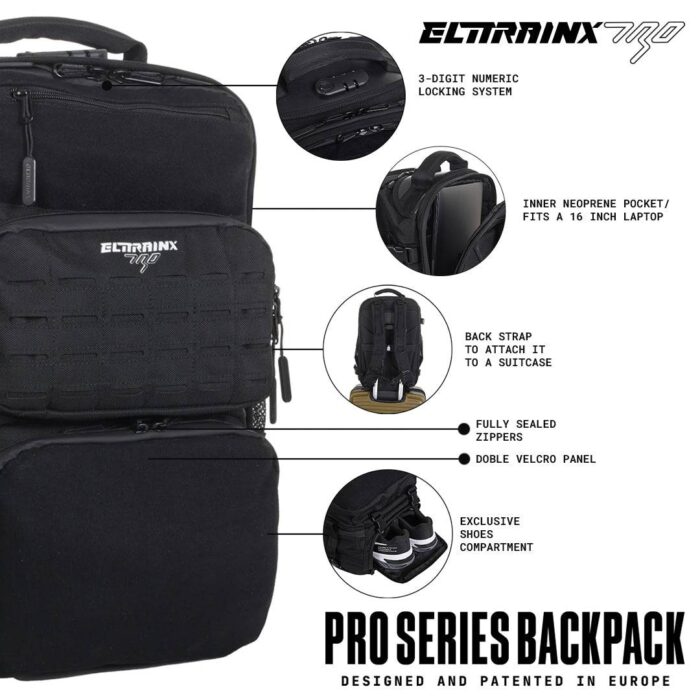 Mochila táctica Elitex Pro Series 45L Black - Imagen 5