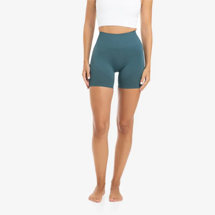 Pantalones cortos Shorts Mujer Seamless Sculpt Ocean Blue