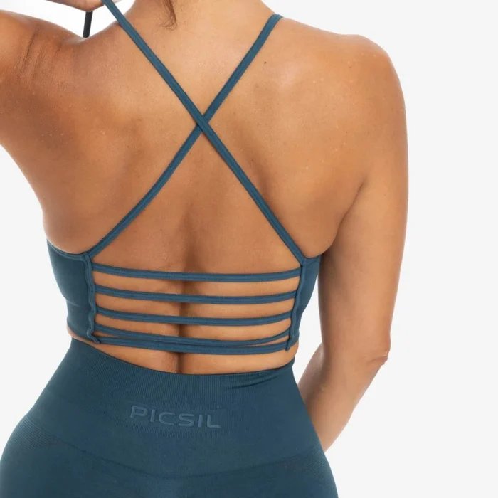 Sujetador Deportivo Top Mujer Entrenamiento Seamless Freedom Midnight - Imagen 2