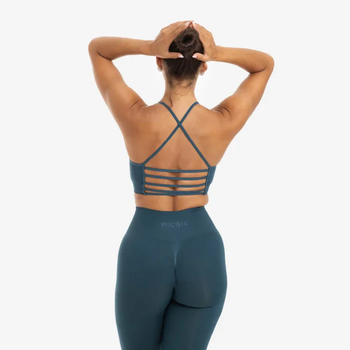 Sujetador Deportivo Top Mujer Entrenamiento Seamless Freedom Midnight - Imagen 3