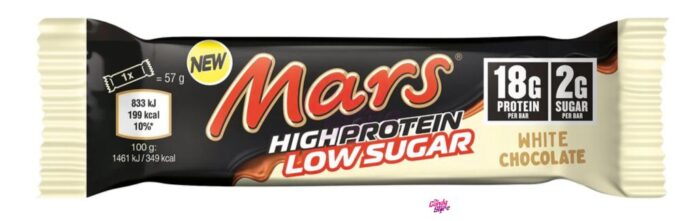 MARS Hi Protein Low Sugar White Chocolate 57 g x 1 Barrita