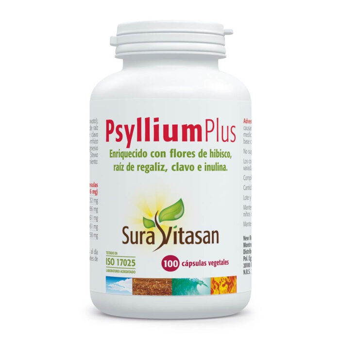 Psyllium Plus 100 cápsulas vegetales