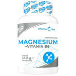 6PAK MAGNESIUM + VITAMIN B6 90cap