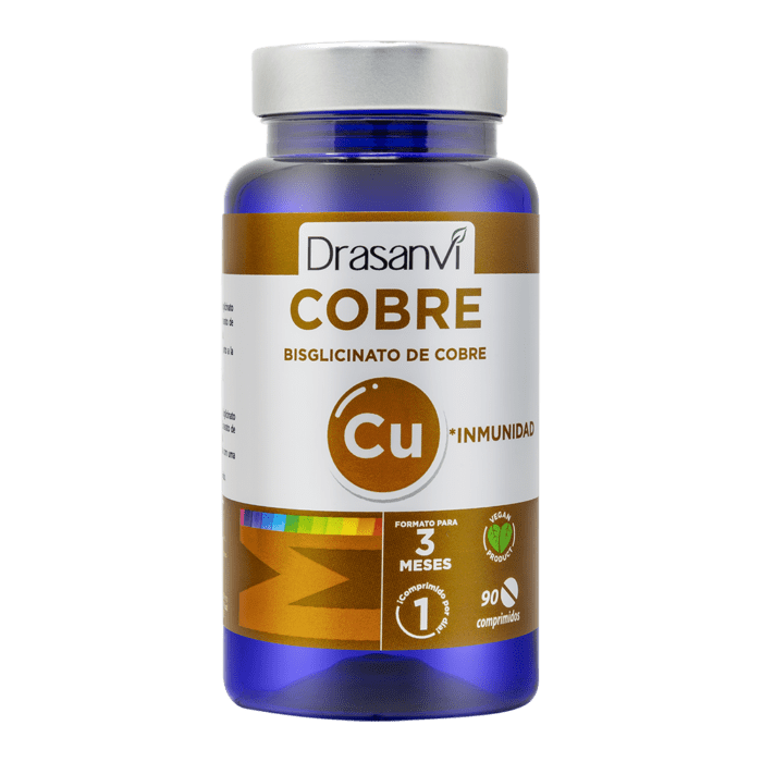 Mineral Bisglicinato de Cobre 90 Comprimidos Drasanvi