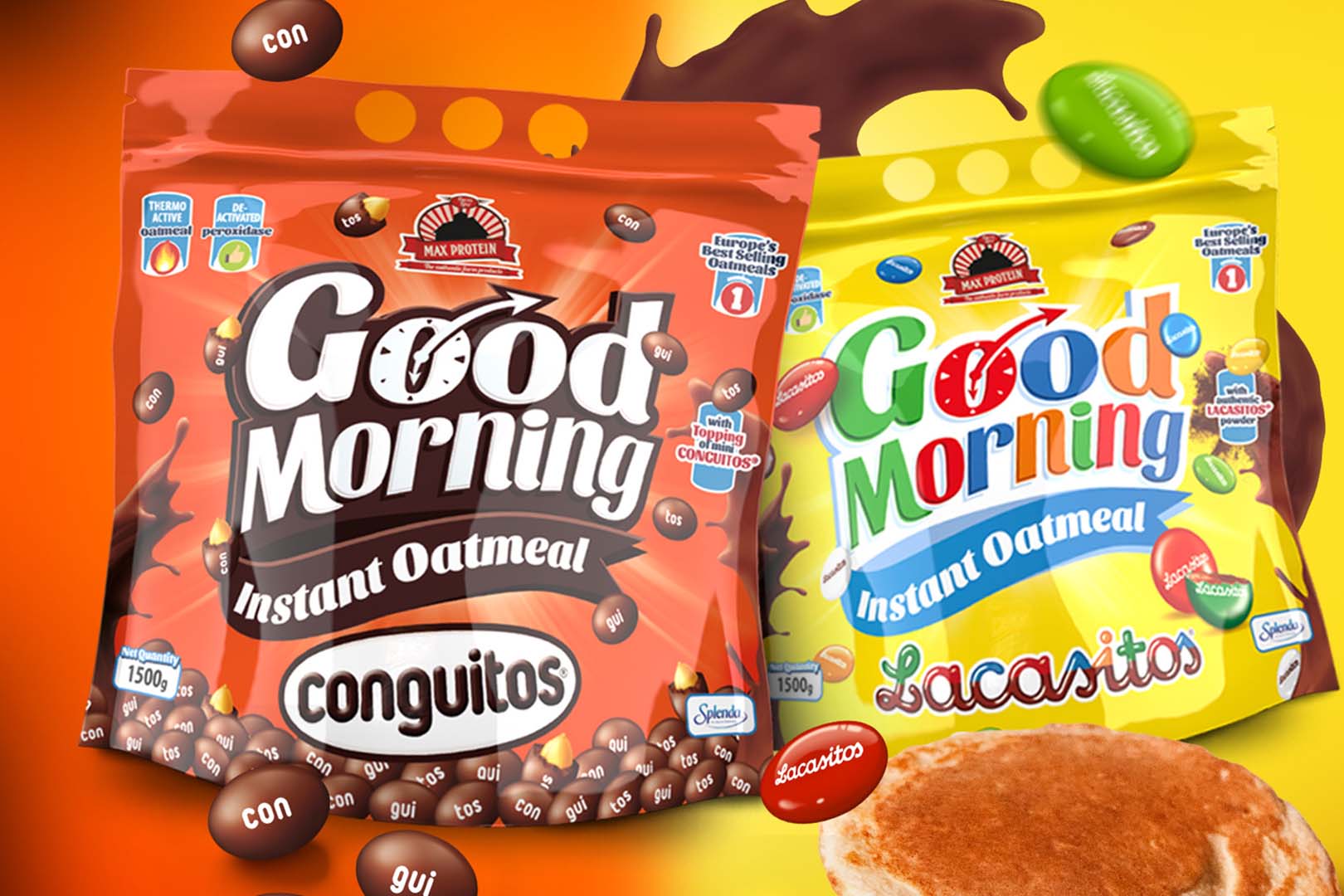 Good Morning Instant Oatmeal 1.5 Kg Conguitos - Lacasitos - Imagen 2