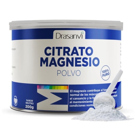 Magnesio citrato polvo 200 gr Drasanvi