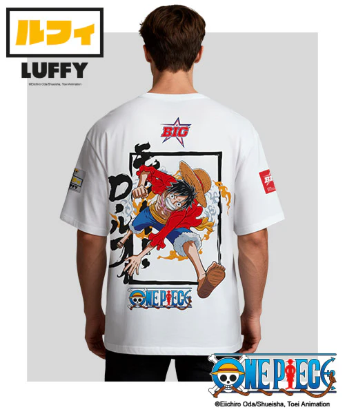 Camiseta OVERSIZED T-SHIRT ONE PIECE® LUFFY - Imagen 3