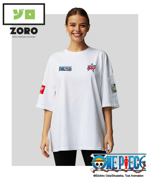 Camiseta OVERSIZED T-SHIRT ONE PIECE® ZORO - Imagen 2