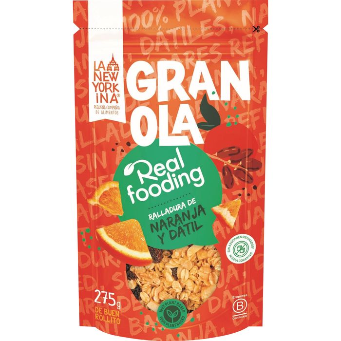 Granola Con Ralladura De Naranja y Dátil 275