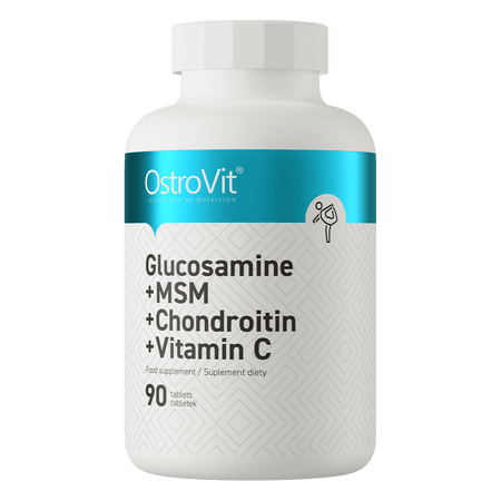 OstroVit Glucosamina + MSM + Condroitina + Vitamina C 90 comprimidos