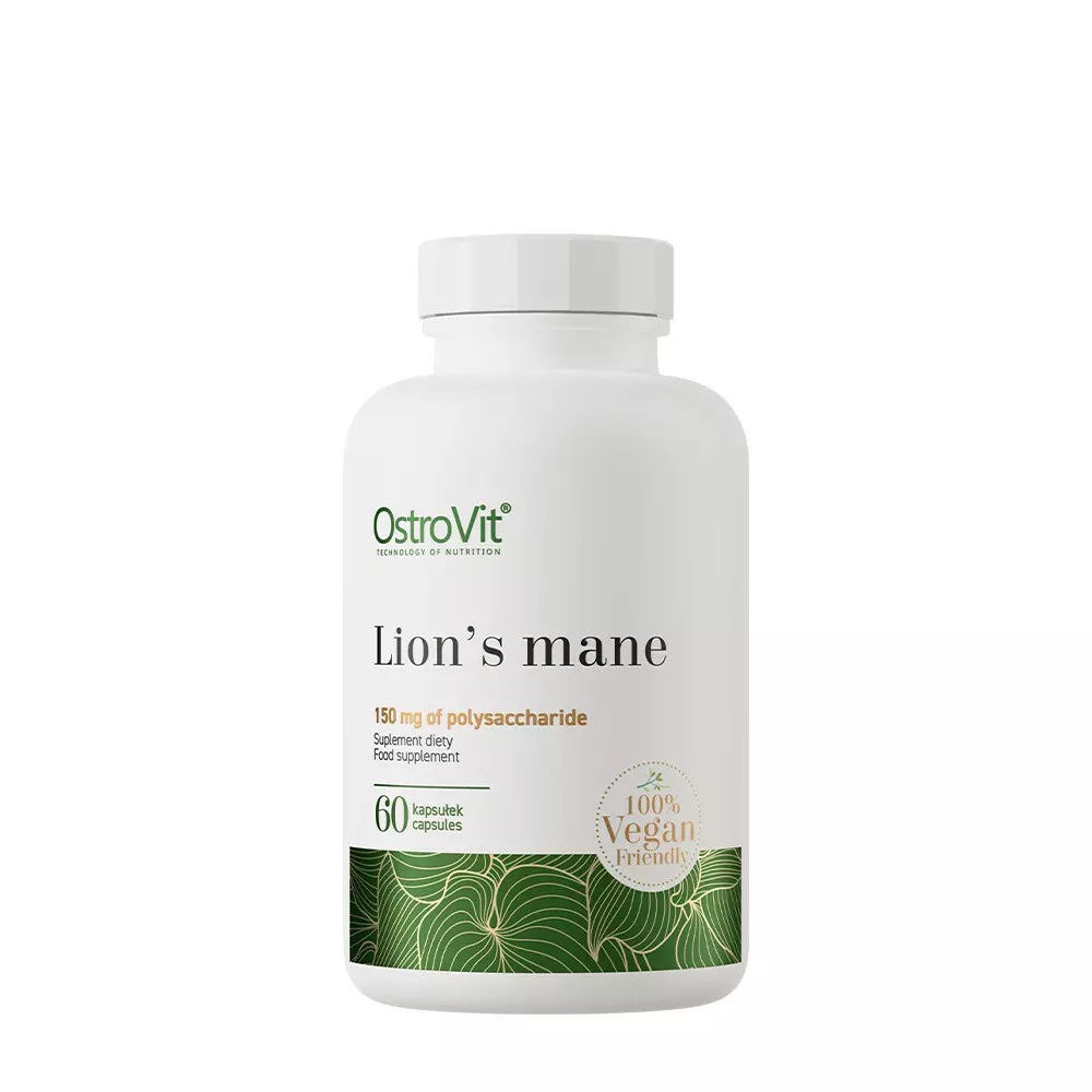 Extracto de Melena de León OstroVit Lion's Mane Vege (60 Cápsula)