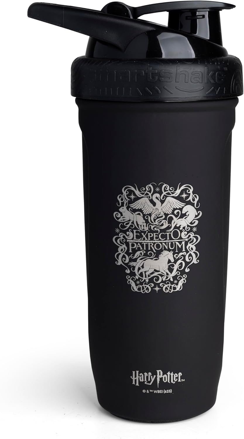 SmartShake Harry Potter Collection Stainless Steel Shaker, Expecto Patronum - 900 ml.