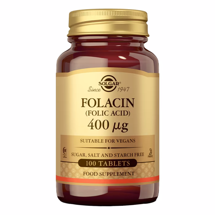 Folacín 400 µg / Ácido Fólico 100 Tablets