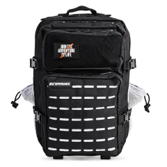 Mochila Táctica V2 45L All In Negro y Blanco